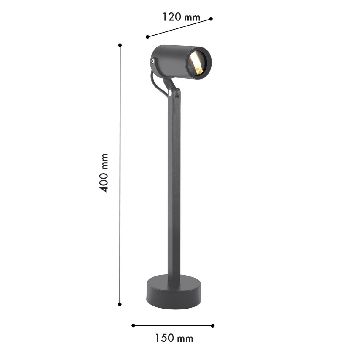 ландшафтный светильник favourite slit 4807-1t