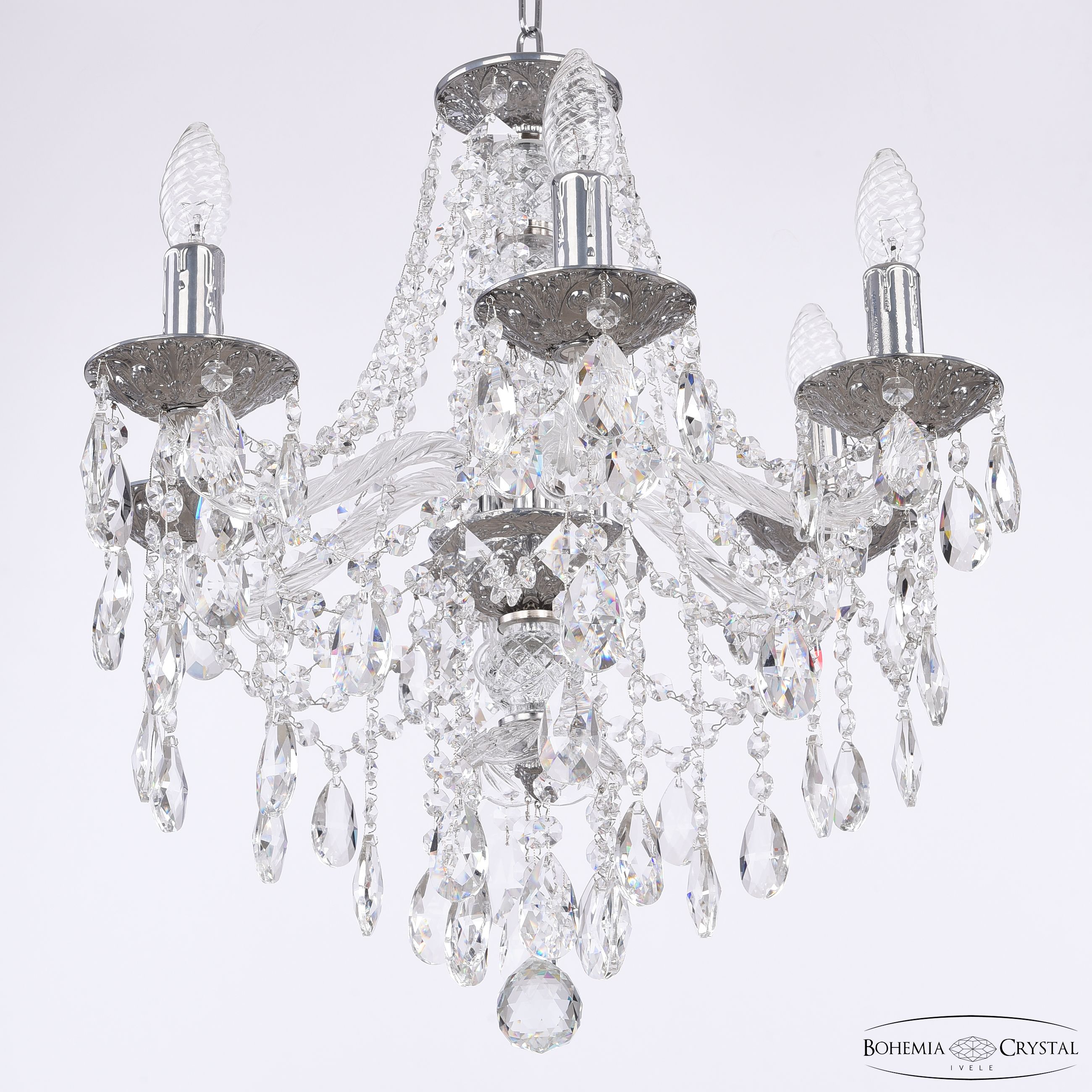 подвесная люстра bohemia ivele crystal al16315/6/165 cg