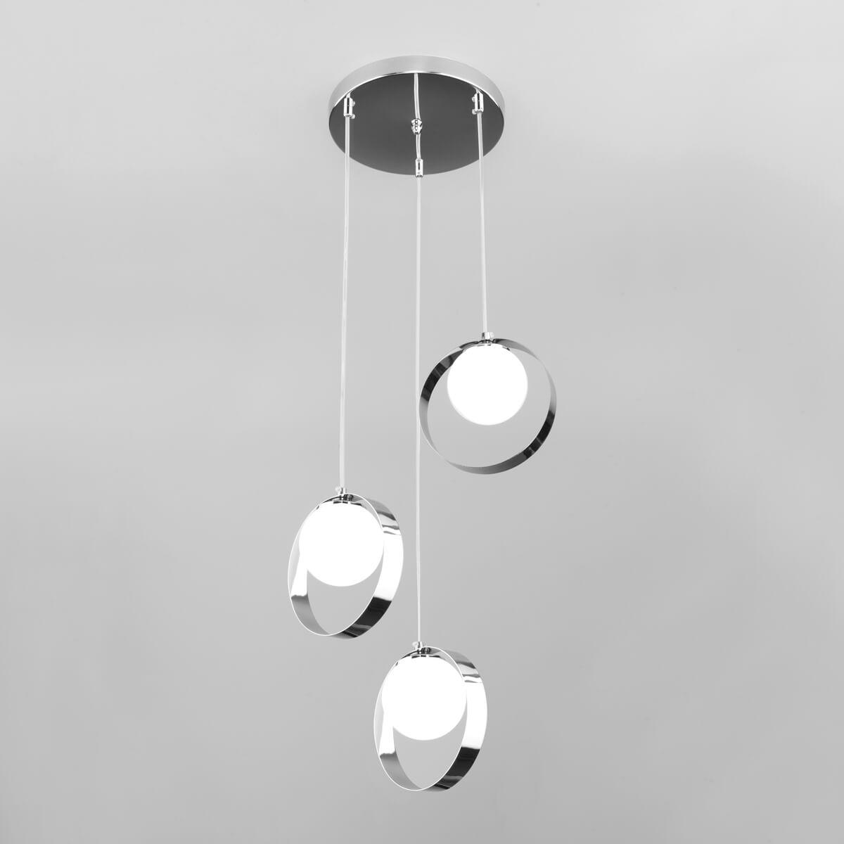 подвесной светильник eurosvet dublin 50205/3 хром