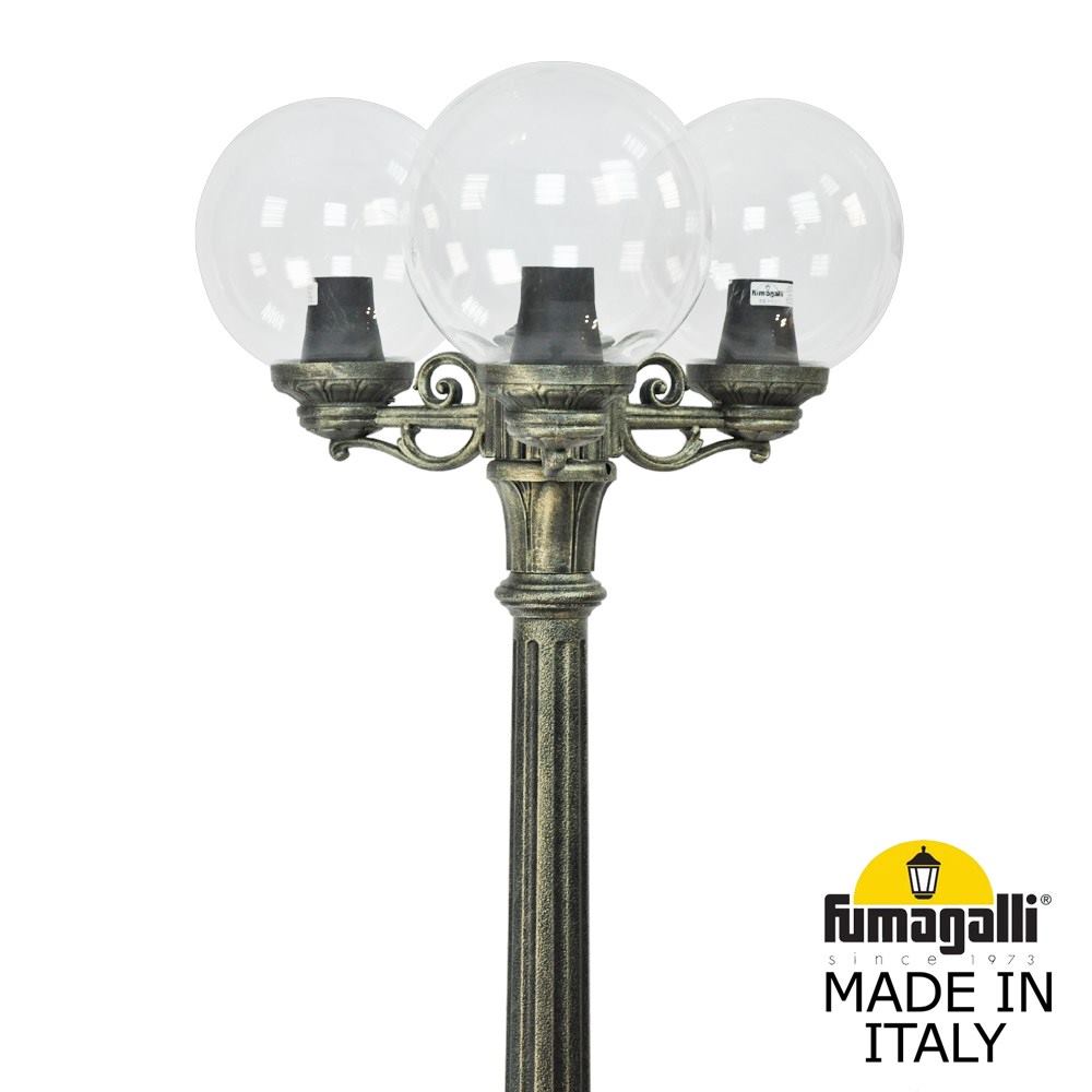 парковый светильник fumagalli globe 250 g25.158.s30.bxf1r