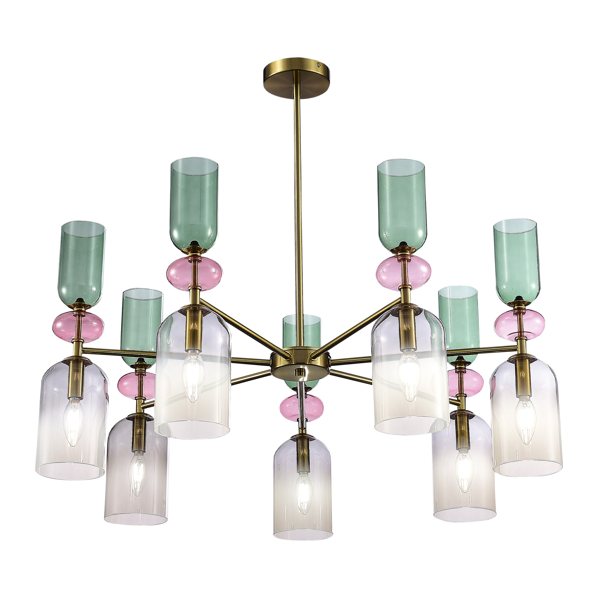 люстра на штанге st luce gea sl2000.202.07