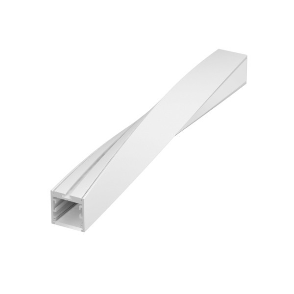 алюминиевый профиль arlight sl-arc-3535-twist90l-400 white 032681