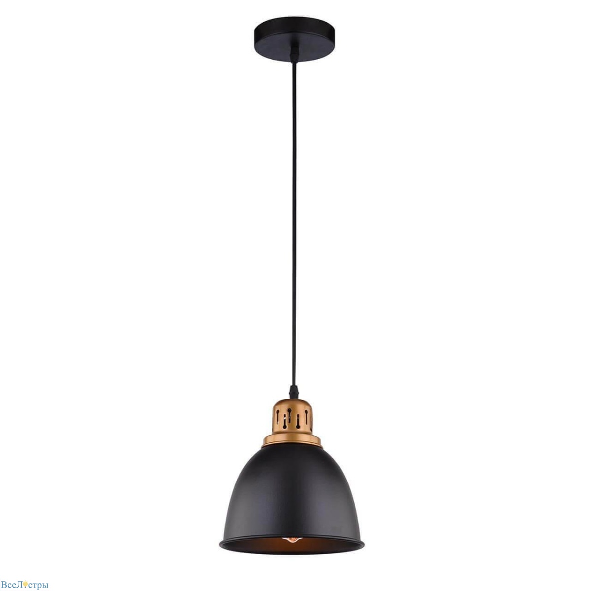 подвесной светильник arte lamp eurica a4245sp-1bk
