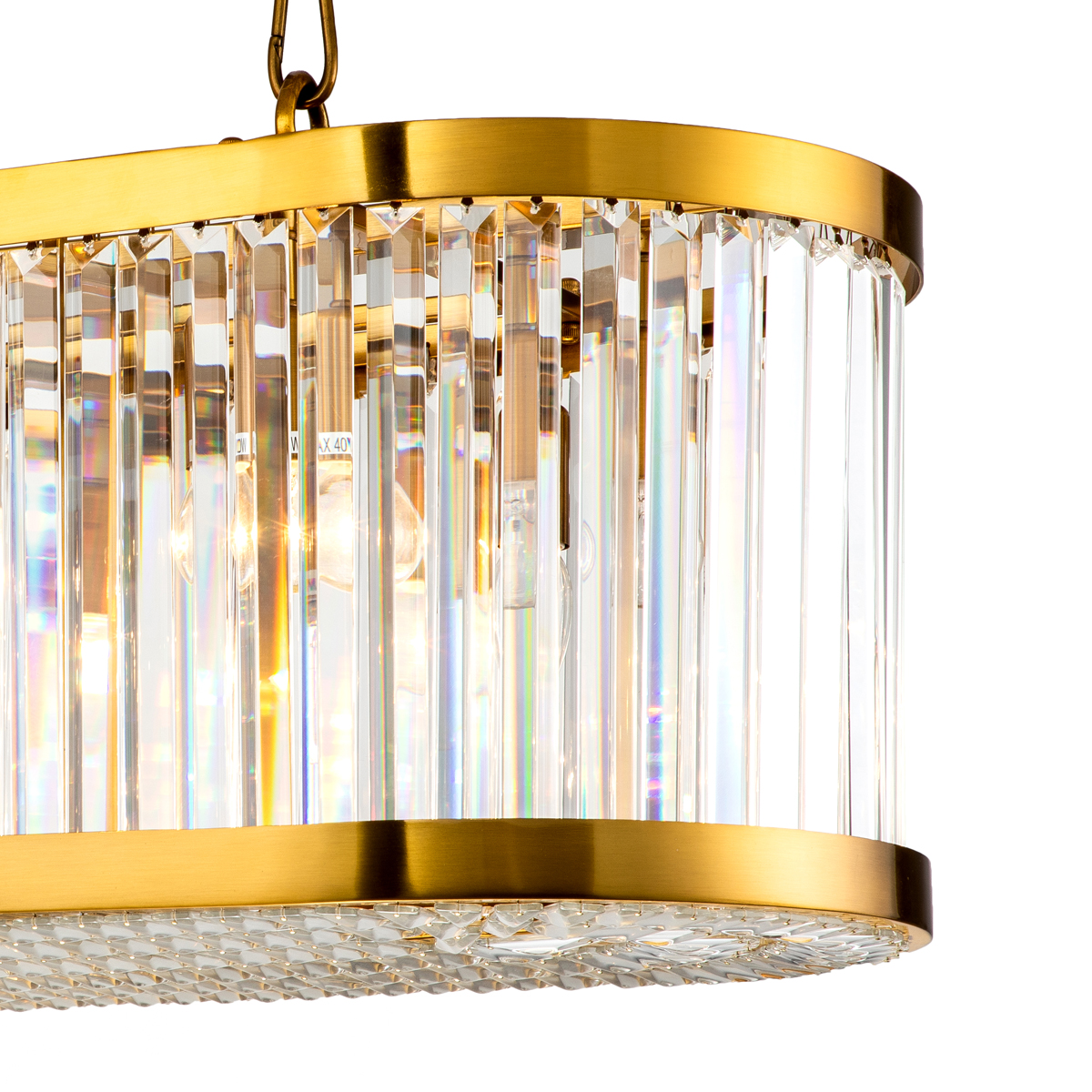 подвесная люстра delight collection welles kr0388p-8l/a brass