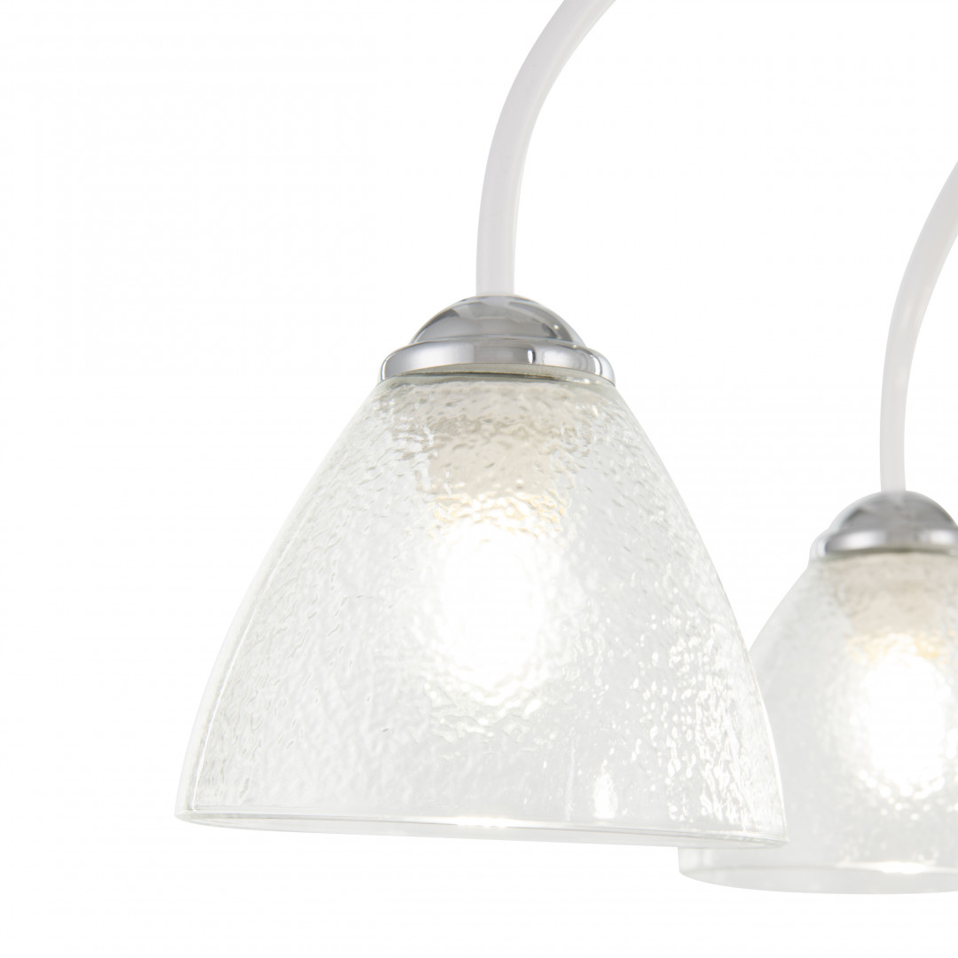 люстра на штанге arte milano napoli 321410/5 cr+wh