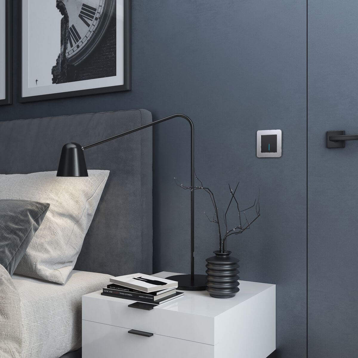 рамка на 1 пост werkel platinum алюминий 4690389184413 w0012606