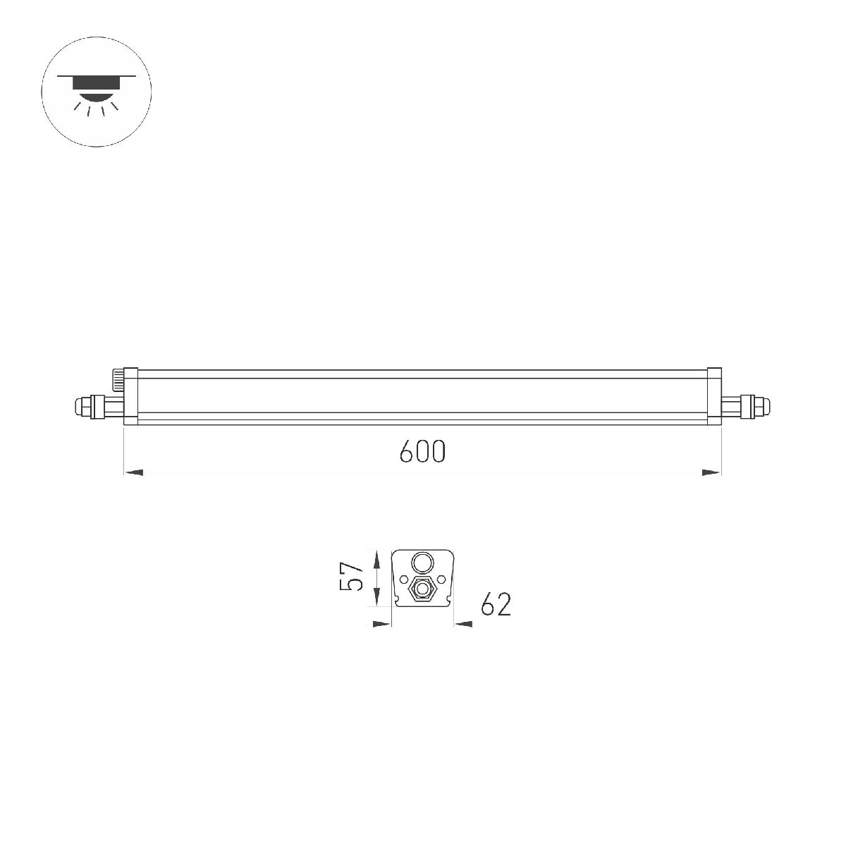 линейный потолочный светильник arlight alt-tubular-600-14w day4000 049412