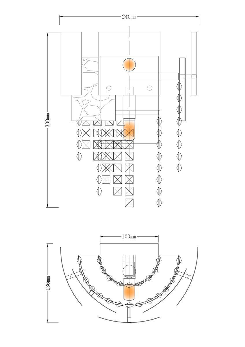 настенный светильник moderli olly v8011-2w