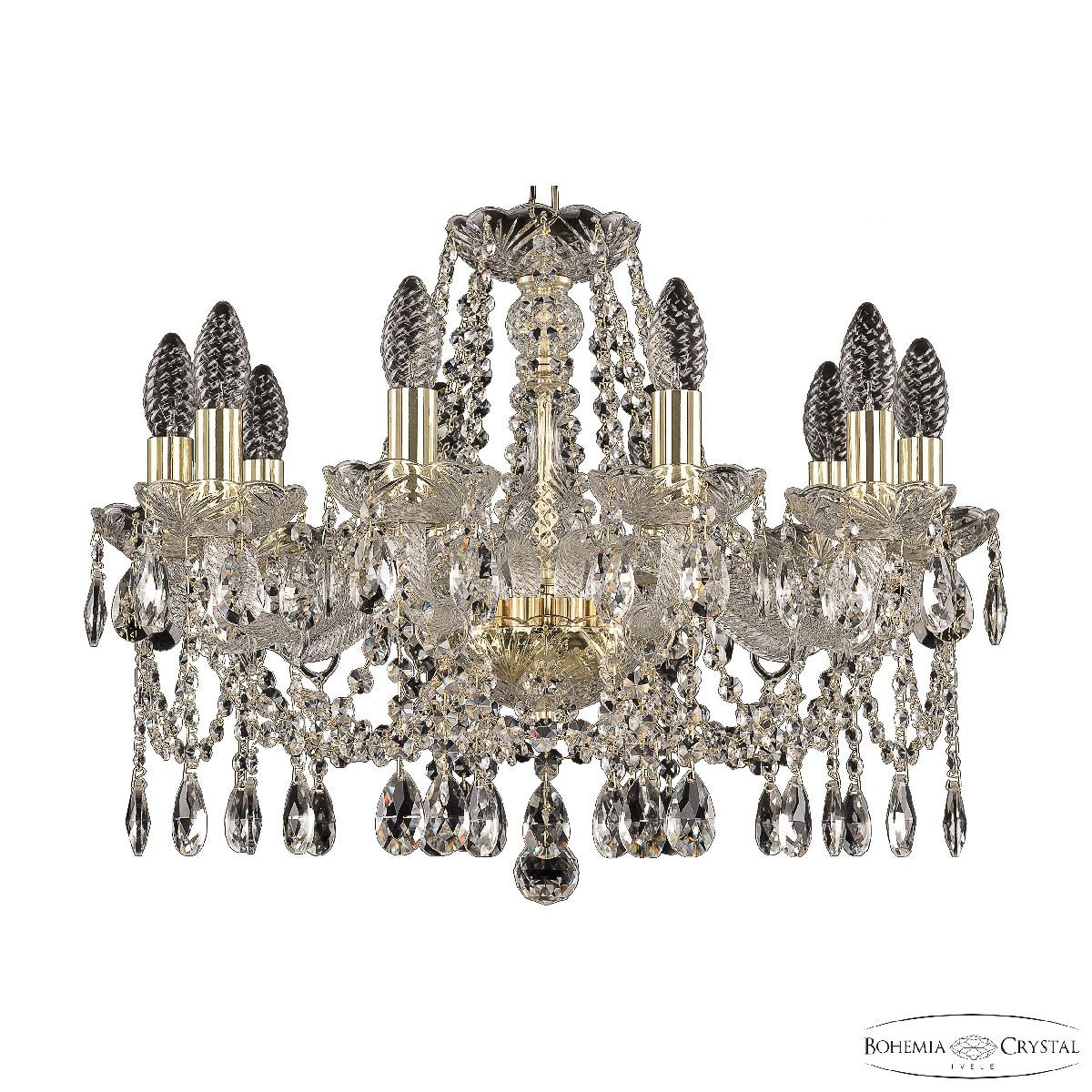 подвесная люстра bohemia ivele crystal 107/10/200 g