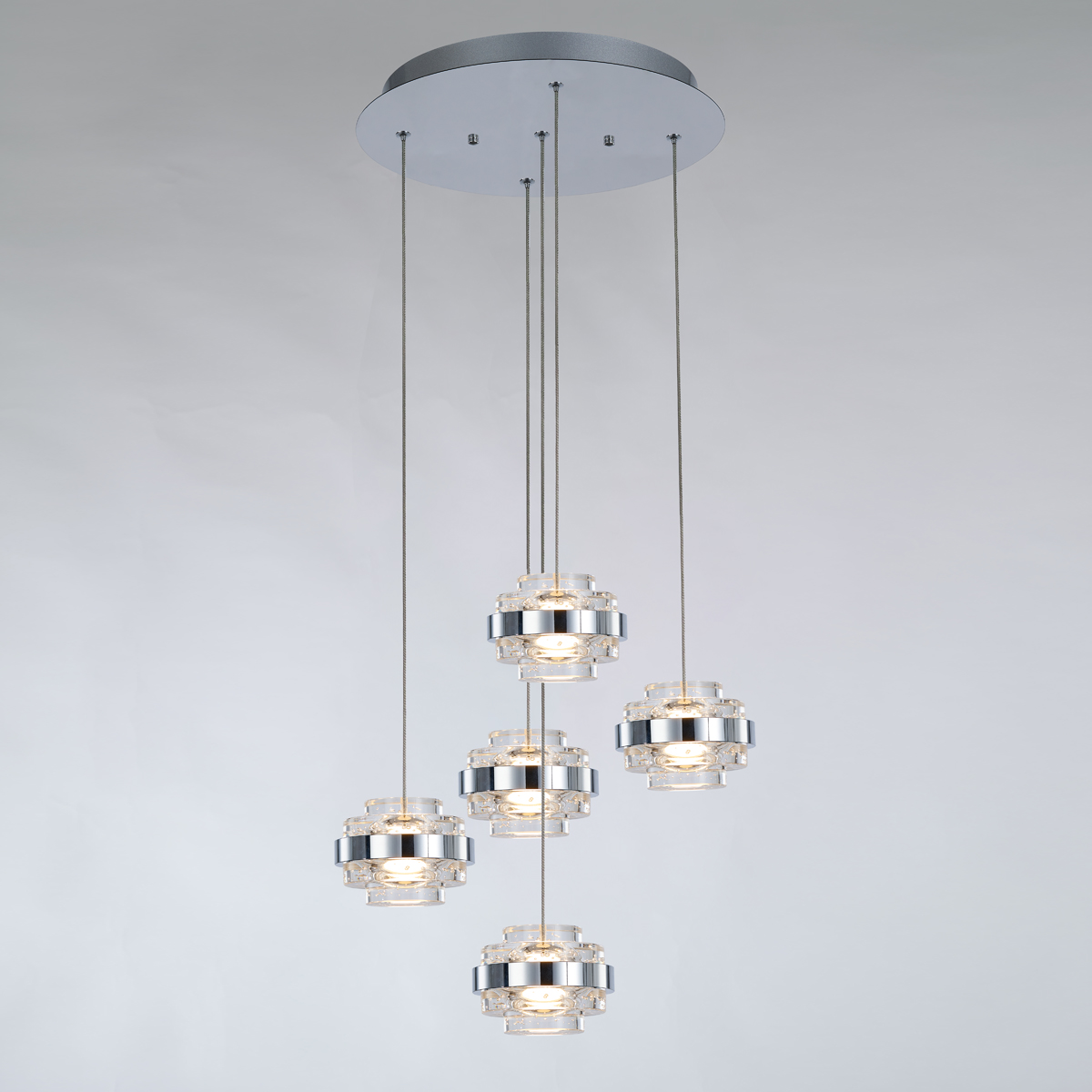 подвесной светильник delight collection md22030002 md22030002-5a chrome/clear