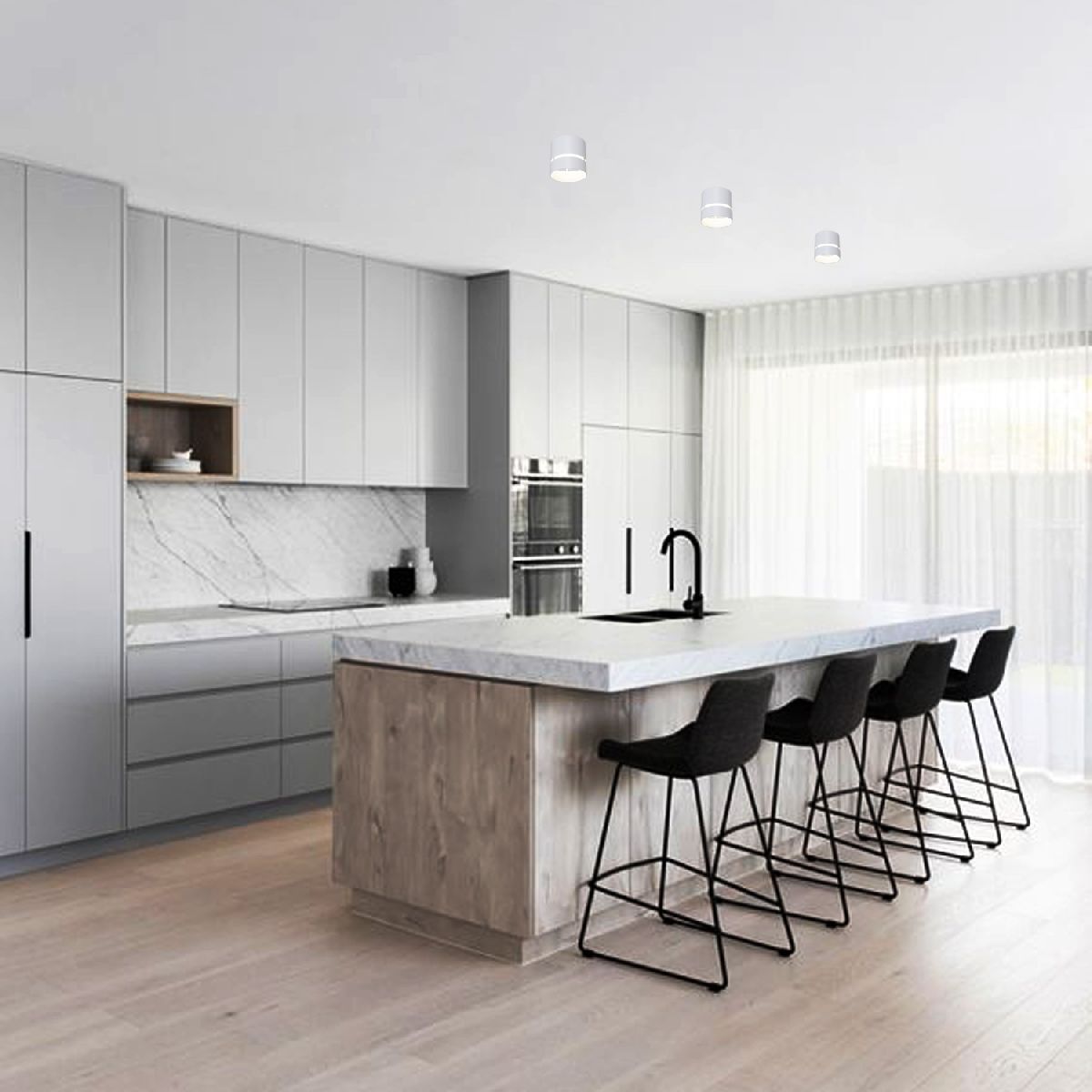 накладной светильник reluce 53017-9.5-001mn gx53 wt