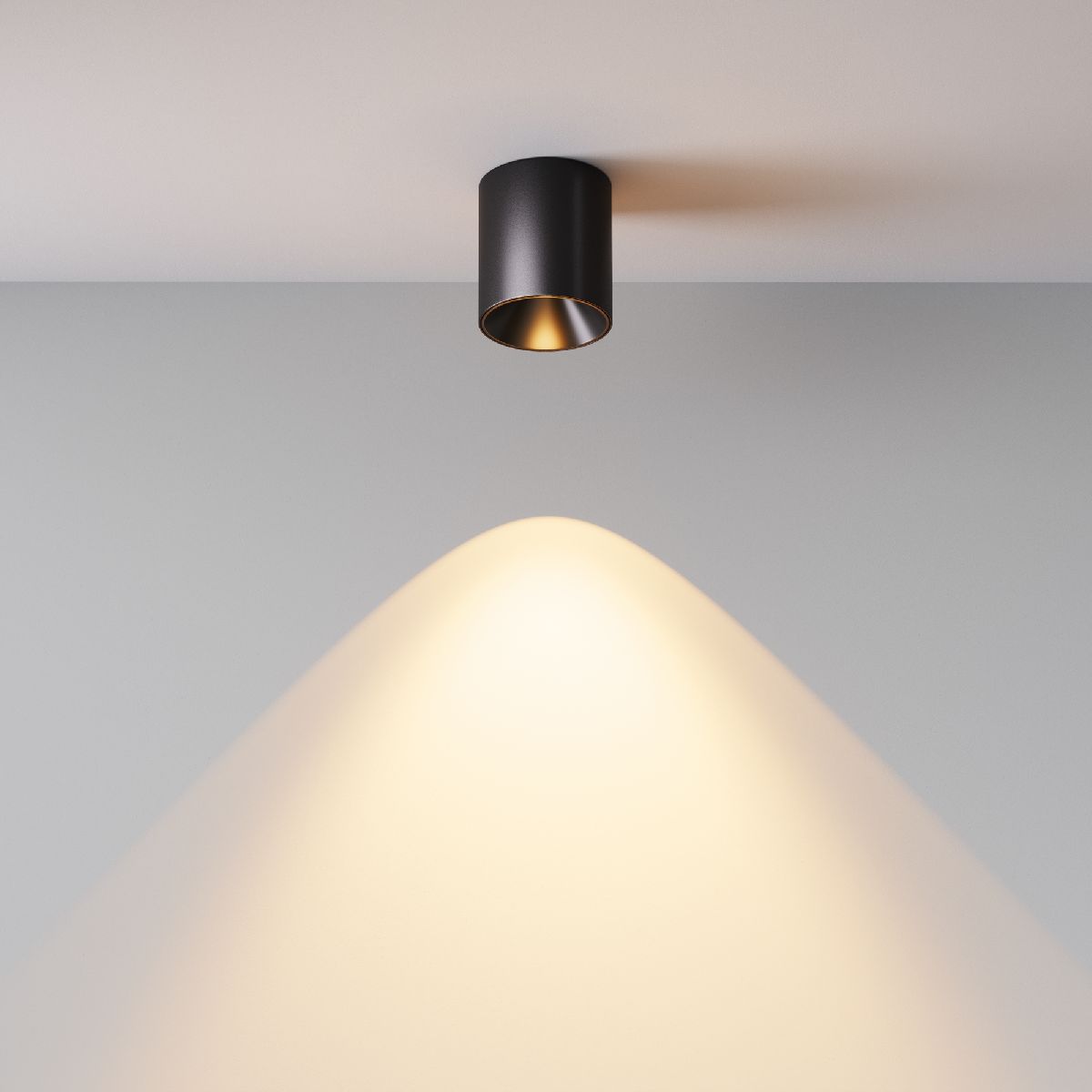 накладной светильник maytoni alfa led c064cl-5w2.7k-rd-b