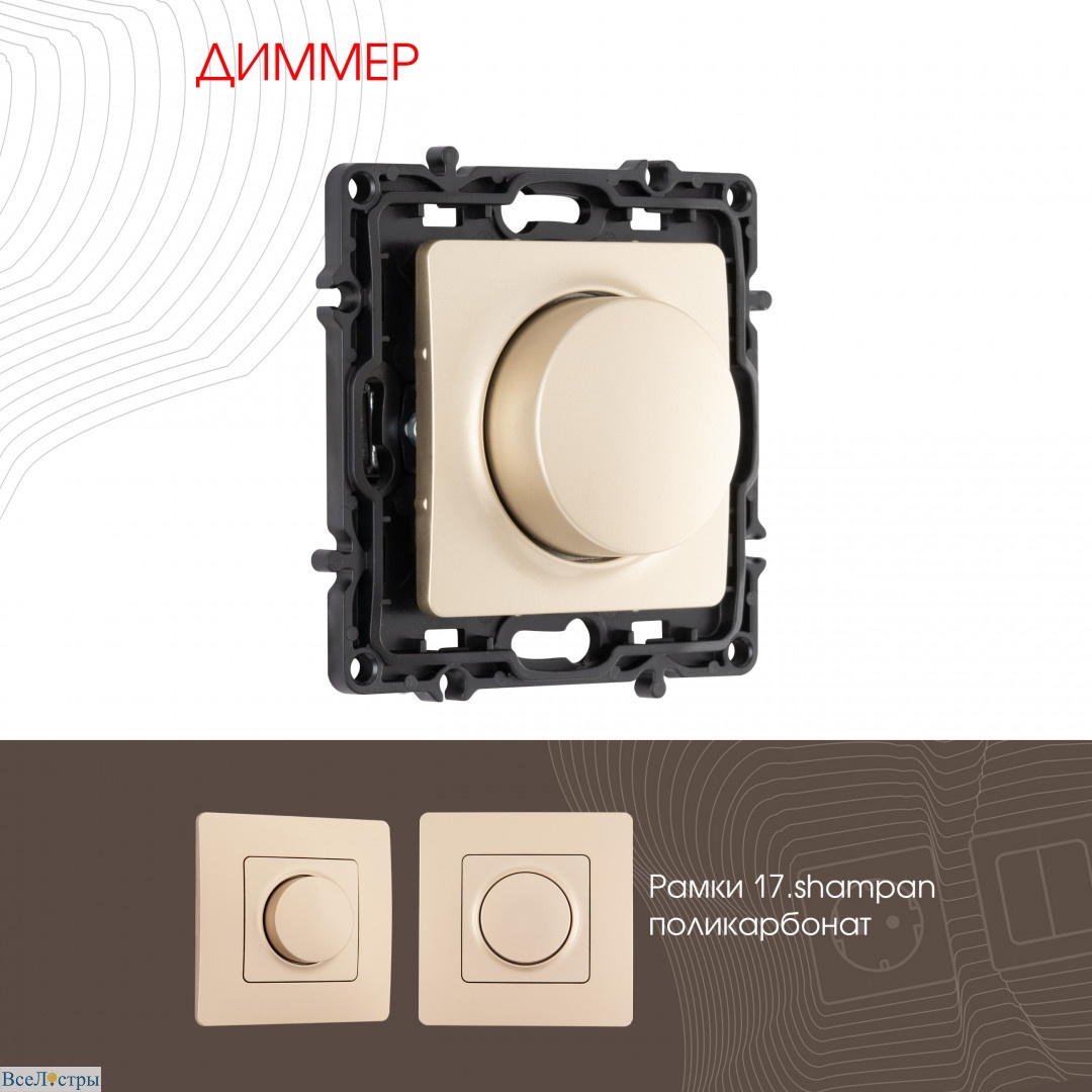 диммер arte milano 217.48-1.shampan