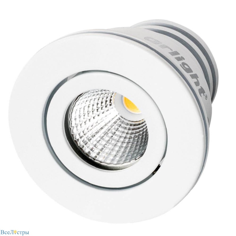 мебельный светильник arlight ltm-r50wh 5w warm white 25deg