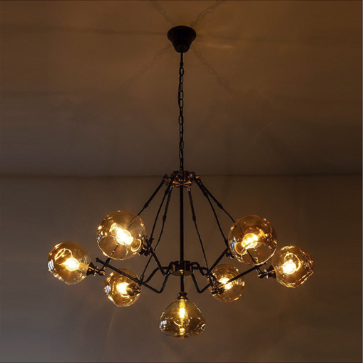 подвесная люстра led4u 6136/6+1