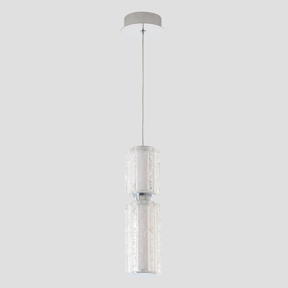 подвесной светильник crystal lux antique sp23w led chrome