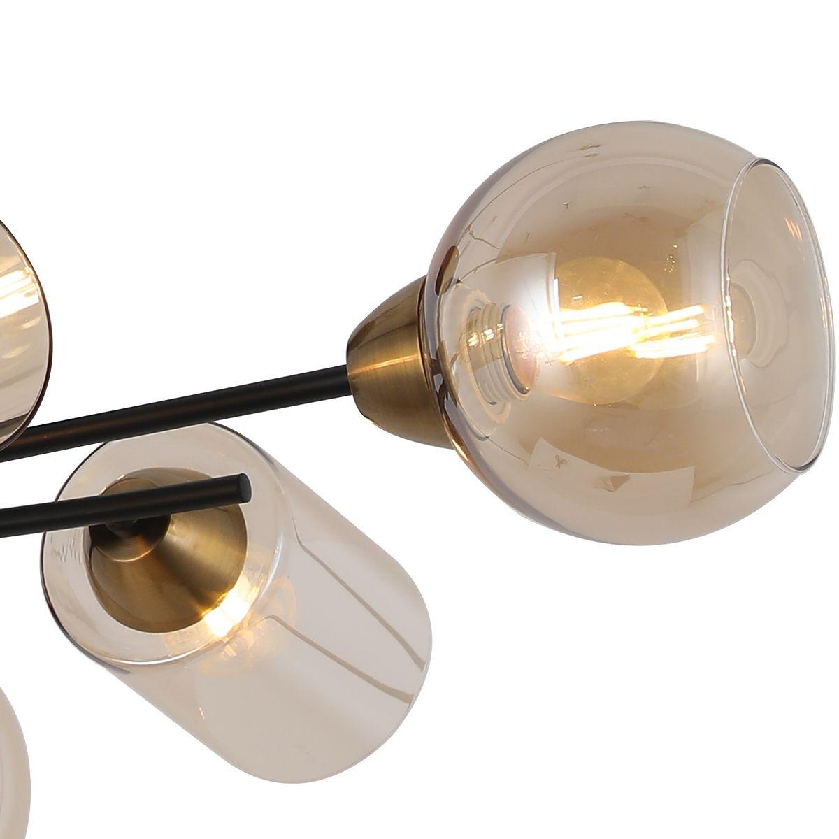 потолочная люстра illumico il8243-6cou-79 bk gd