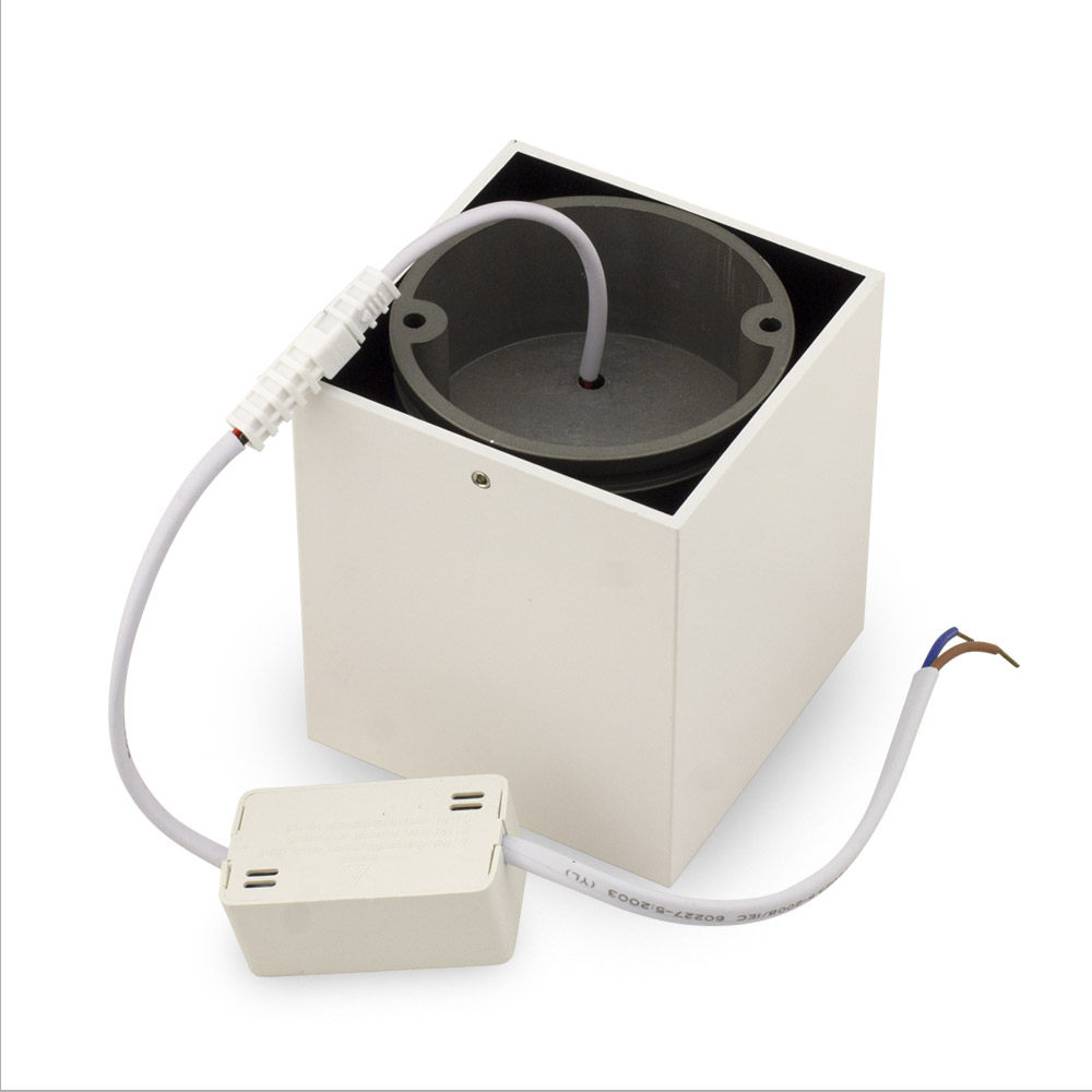накладной светильник am group am482 bk+wh 10w