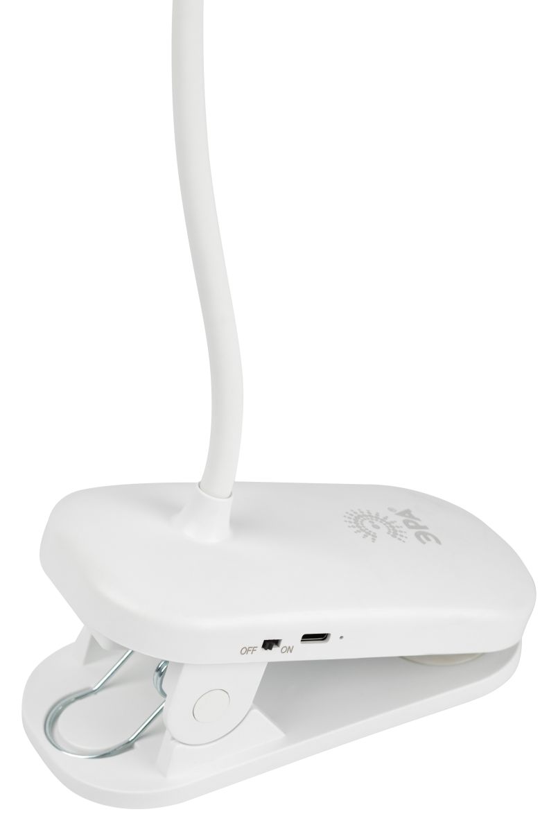 настольная аккумуляторная лампа эра nled-525-6w-w б0068589