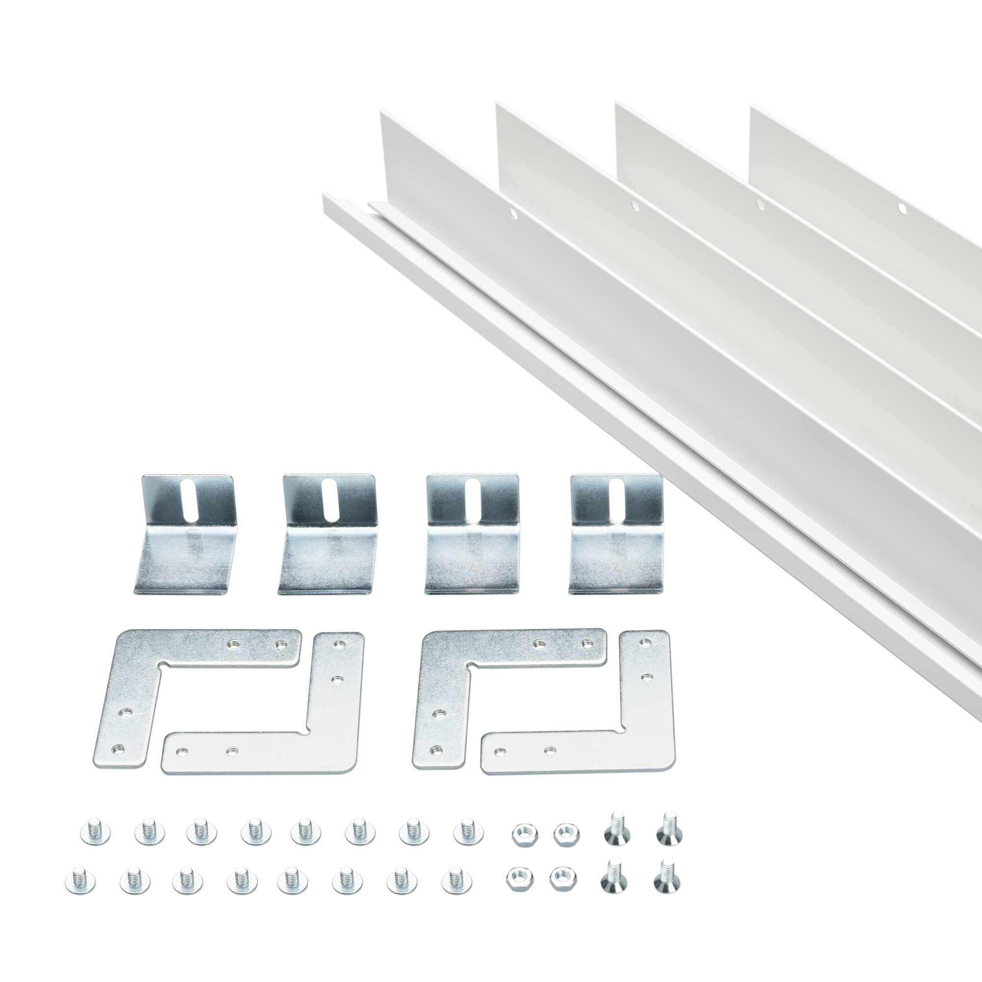 рамка для встраиваемой установки панелей arlight bx3030 white 023532