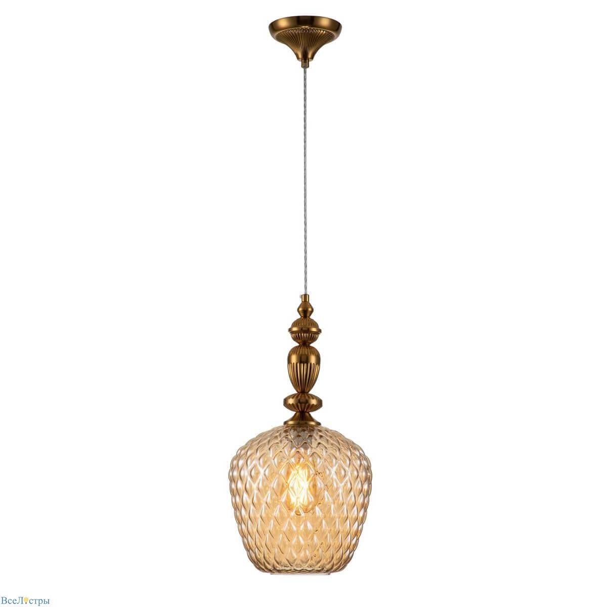 подвесной светильник indigo annata 11010/1p amber v000129