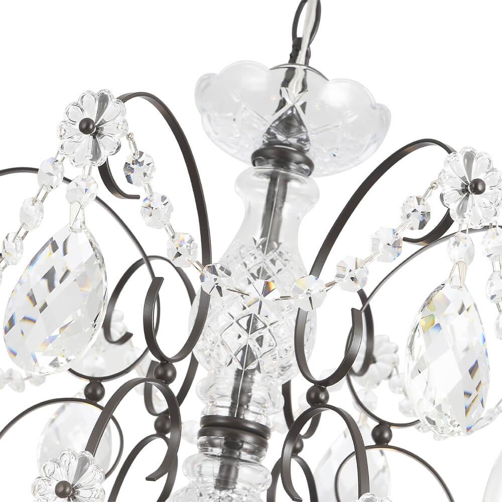 подвесная люстра crystal lux odelis sp6 brown