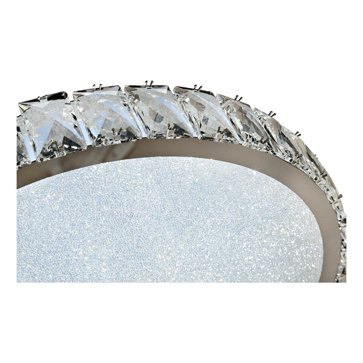 потолочный светодиодный светильник iledex crystal 16336c/600 cr
