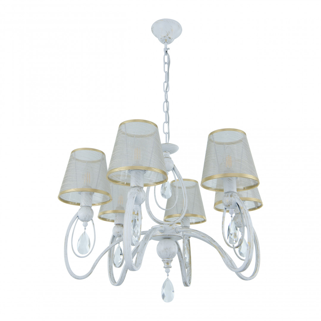 подвесная люстра arte milano 347203/6 wt+g