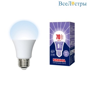 LED-A60-9W/6500K/E27/FR/NR картон