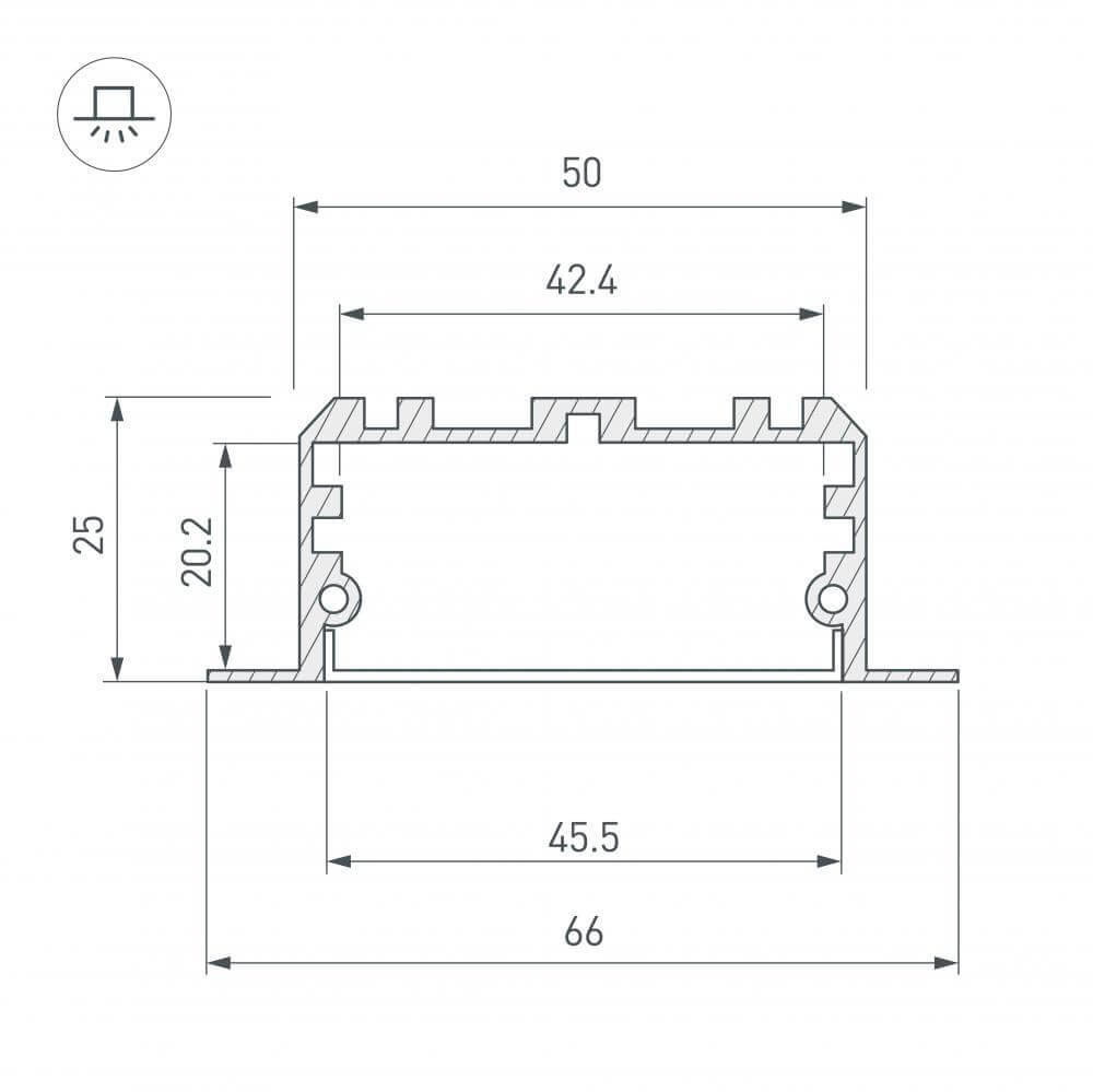 профиль arlight klus-power 028919