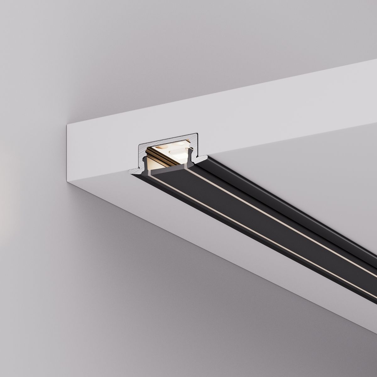 экран arlight line-2000 narrow black (пластик) 058285