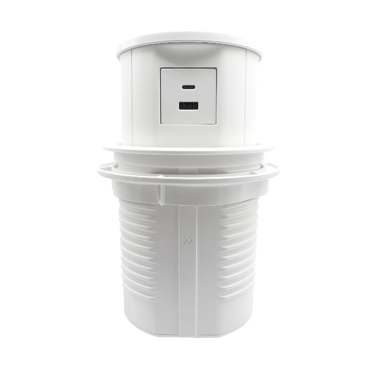 блок розеток lk-prf (3 секции полуавтоматический 1 usb + 1 type-c беспроводная зарядка) mebax 00-00002872