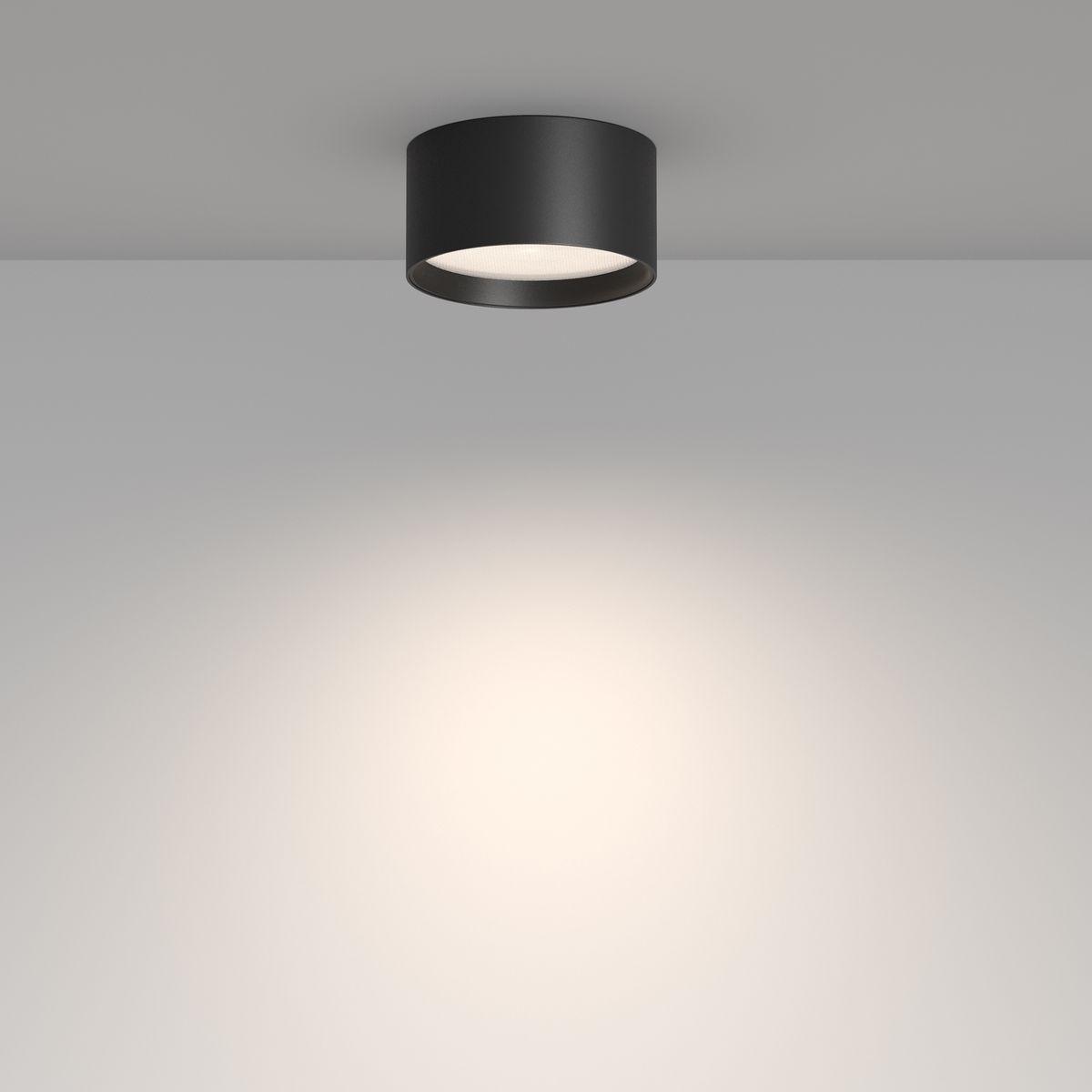 потолочный светодиодный светильник maytoni technical glare c091cl-12w4k-b