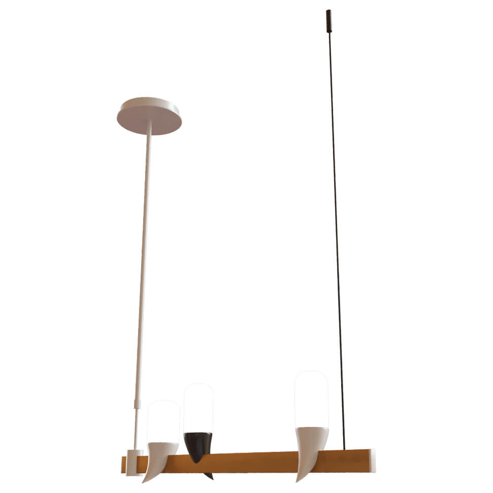 подвесная светодиодная люстра loft it whisper 1028-3wh