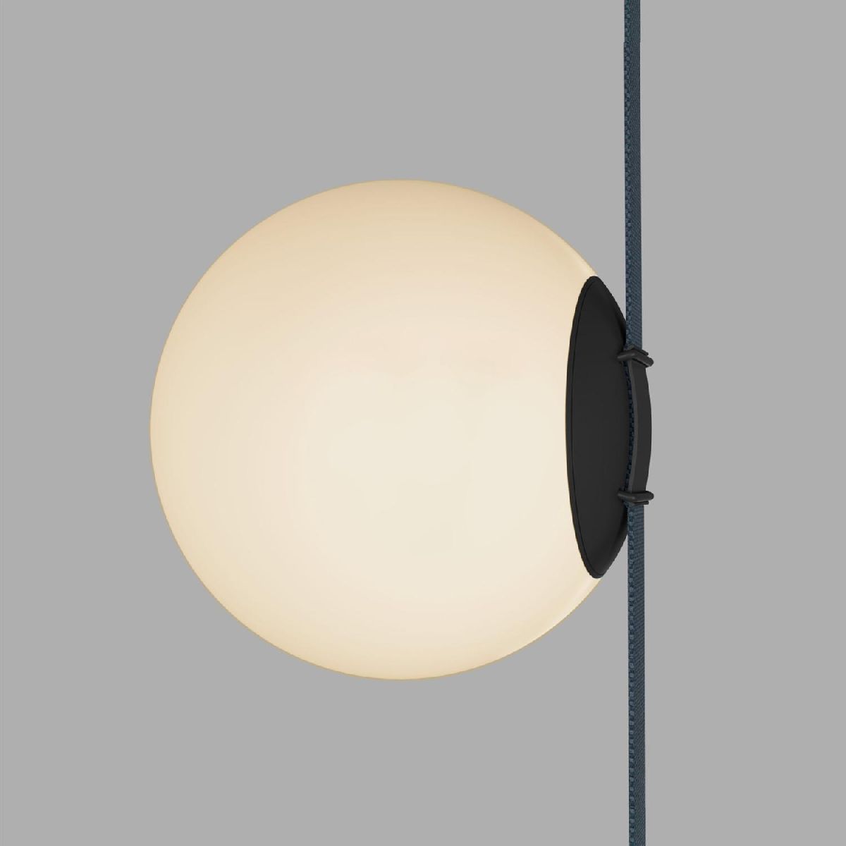 трековый однофазный светильник denkirs belty orb dk5553-bk