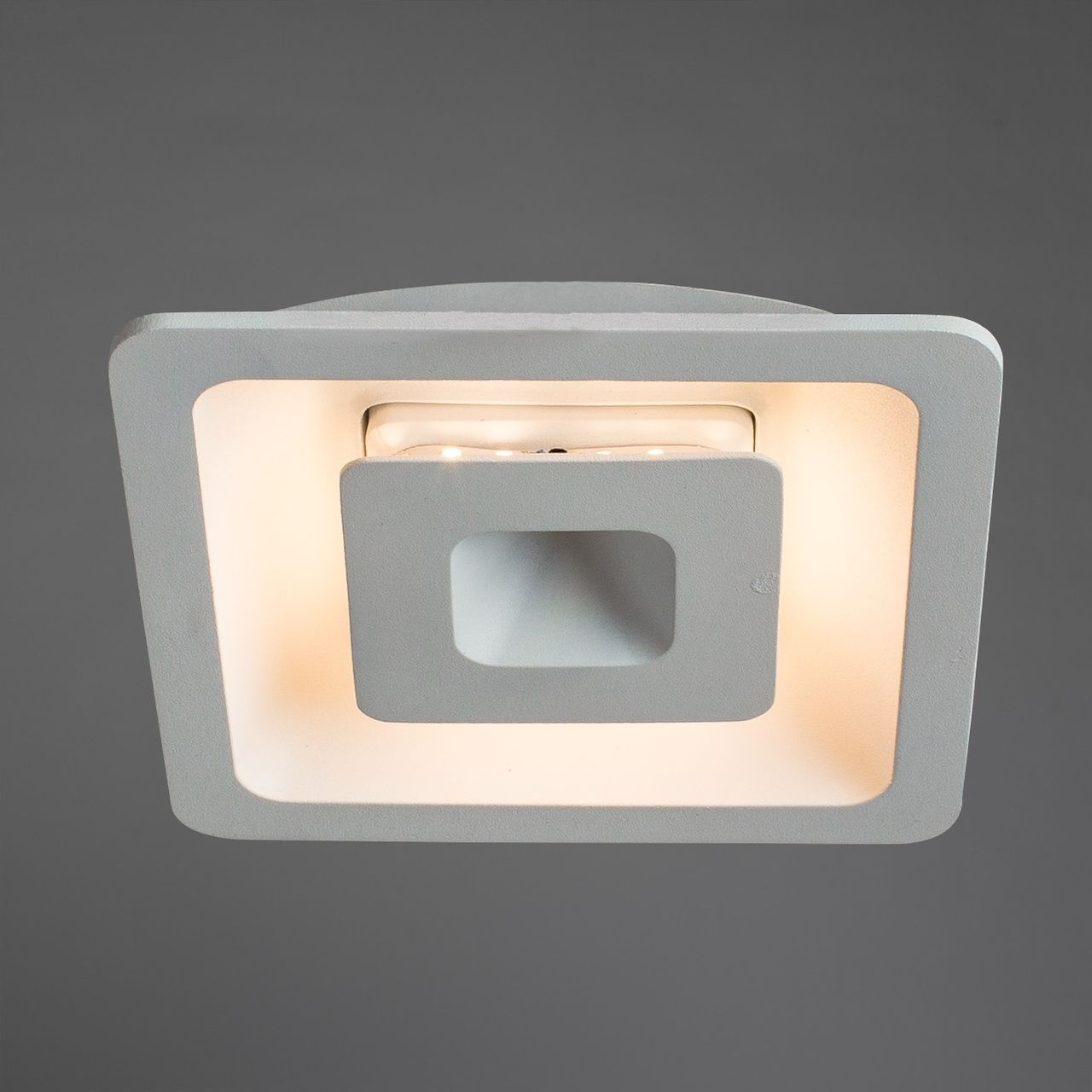 встраиваемый светодиодный светильник arte lamp canopo a7245pl-2wh