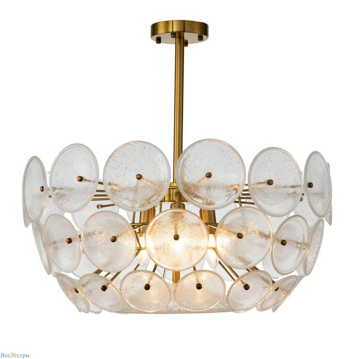 подвесной светильник indigo soffio 12020/6r gold v000018