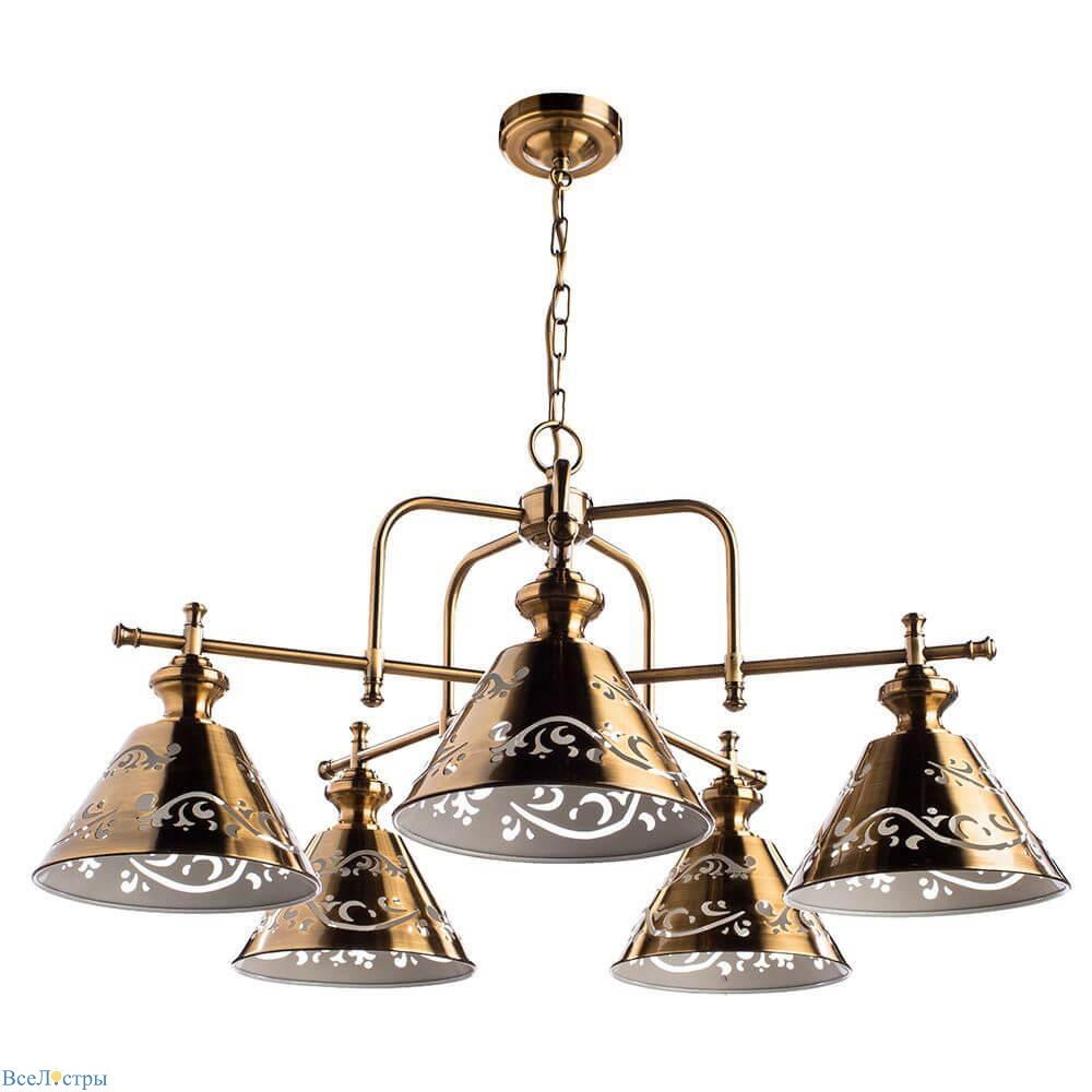 подвесная люстра arte lamp kensington a1511lm-5pb