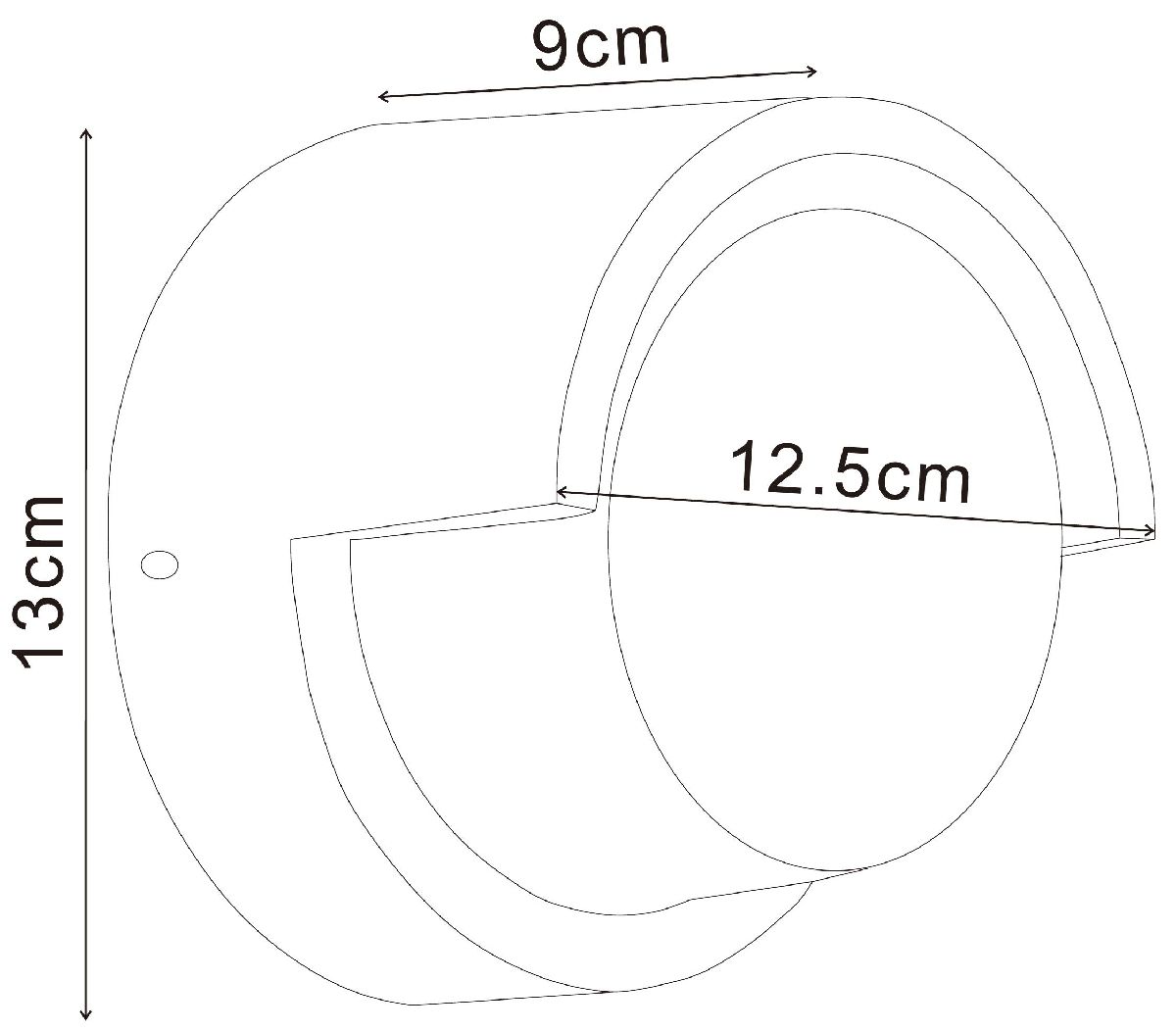 фасадный светильник arte lamp ulysses a8909al-1bk