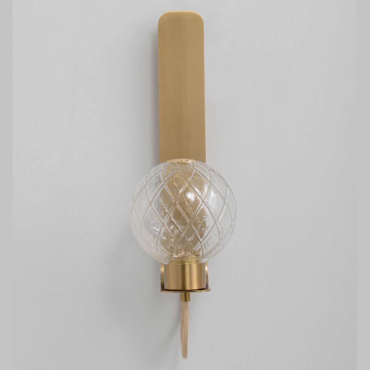бра crystal lux bella ap1 brass