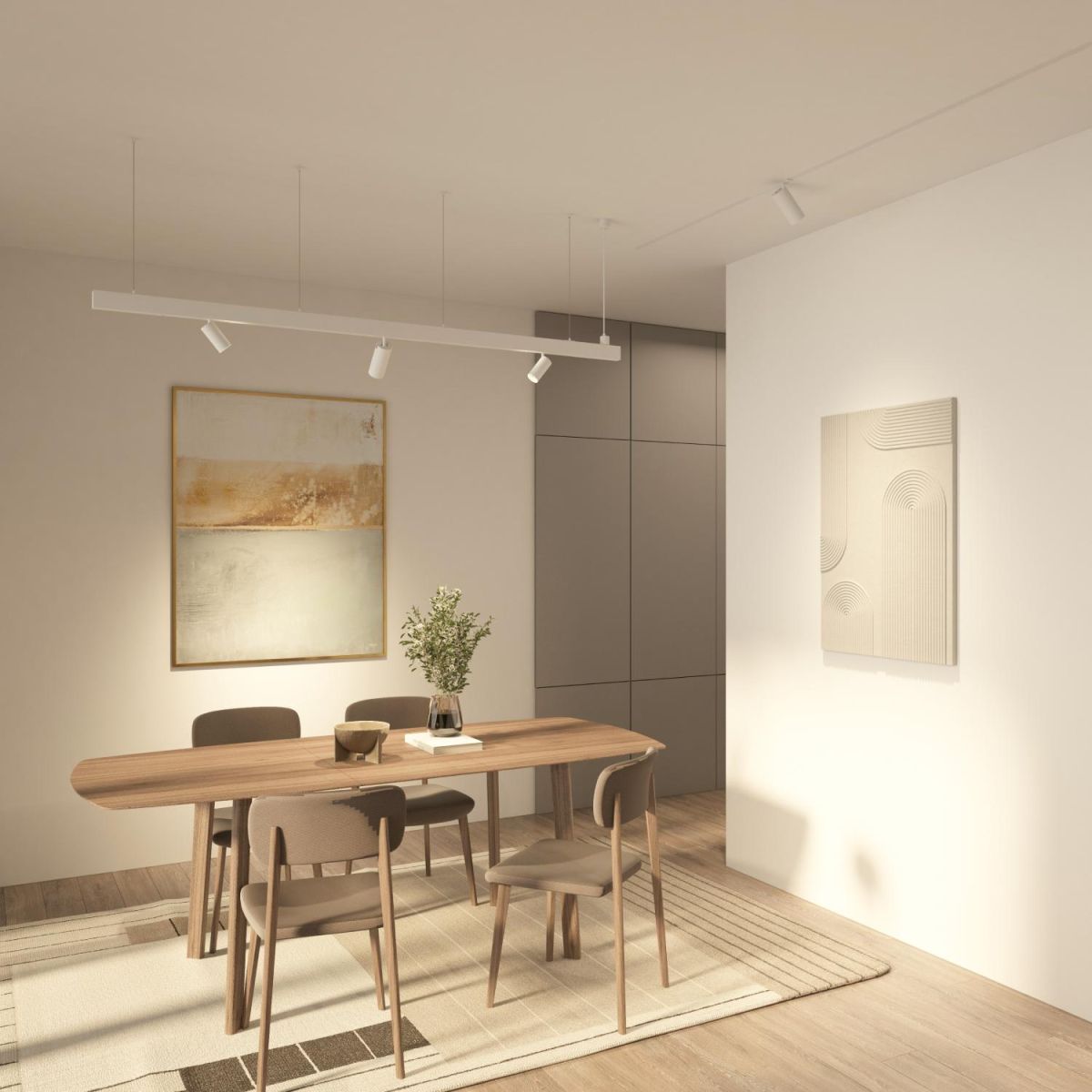 трековый однофазный светильник denkirs simple spot dk8110-wh