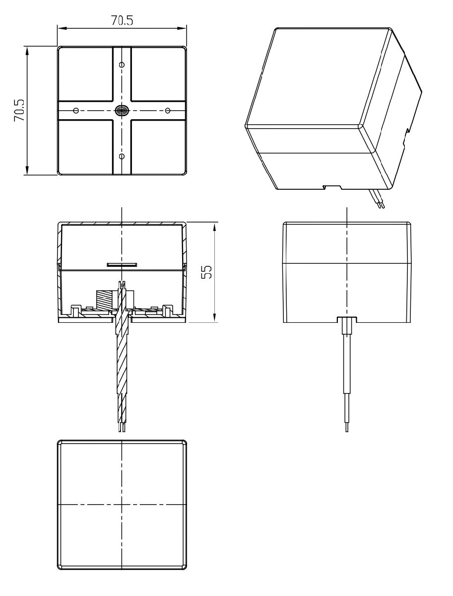 светодиодный соединительный модуль эра sml-ac-w-6k-04 б0050957