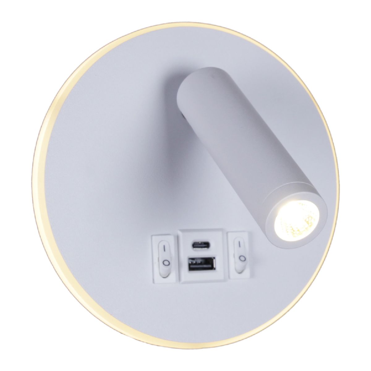 спот reluce 86203-9.2-001kt led12w+usb wt