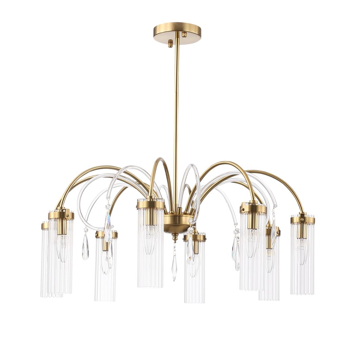 люстра на штанге st luce люминера sl1401.303.08