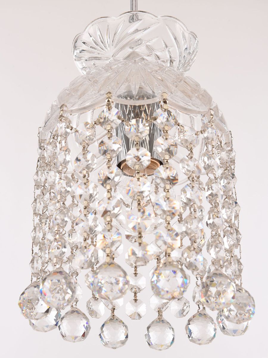 подвесной светильник bohemia ivele crystal 14781p/16 ni balls