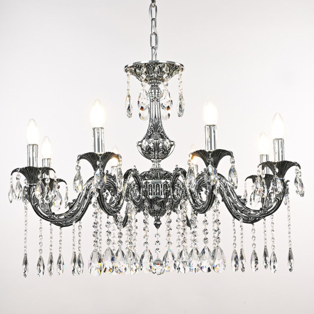 подвесная люстра bohemia ivele crystal al79101/8/250 a nb