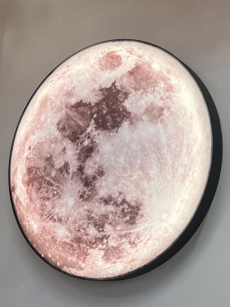 настенно-потолочный светодиодный светильник sonex moon 3084/cl