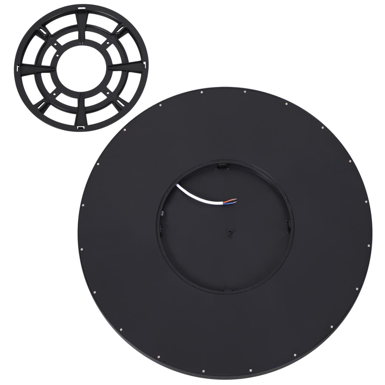 настенно-потолочный светодиодный светильник sonex mitra alfa black 7660/40l