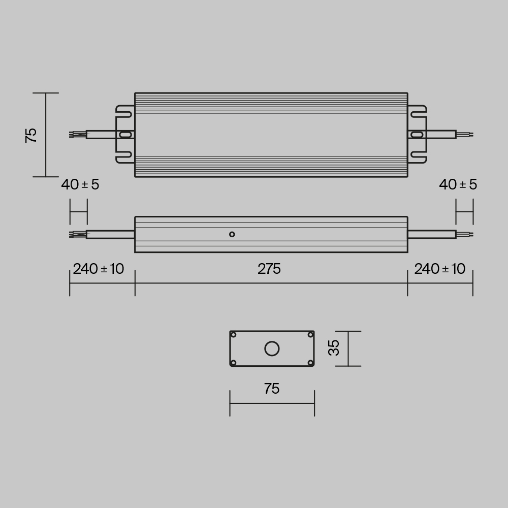 блок питания maytoni power supply magnetic psl008-250w-48v-ip67