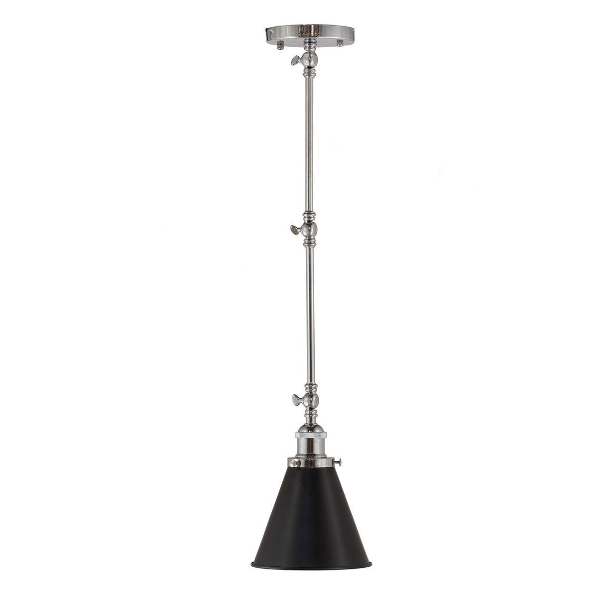 подвесной светильник lumina deco rubi ldp b007 chr+bk